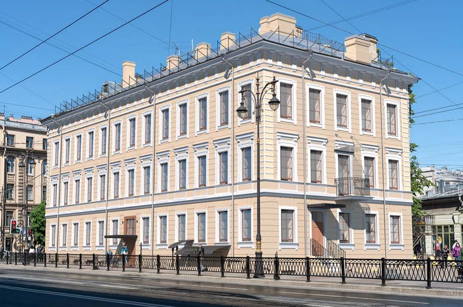 фасад дома, здание по адресу г Санкт-Петербург, ул Кирочная, д 28